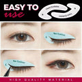 Schnelle Eyeliner-Lidschatten-Schablonen