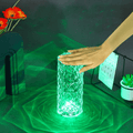Rose Rays Kristall-Diamant-Tischlampe