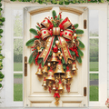 Türvorhang mit Weihnachtsglocke