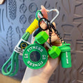 Kreativer Mini-Gymnastik-Hantelplatten-Schlüsselanhänger
