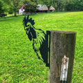 Außenbereich-Garten-Bauernhof-Peeping-Ziege aus Metall, Innendekoration