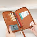 Multifunktionale RFID-Reisepass-Geldbörse