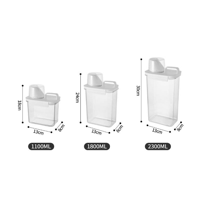 Müslispender, Easy-Flow-Vorratsglas, Lebensmittelbehälter aus Kunststoff
