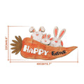 Oster-Happy-Schild-Dekoration