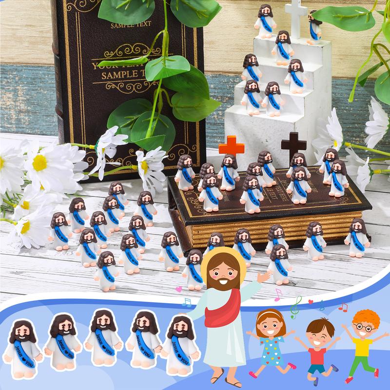 Mini-Jesus-Figuren mit dem Slogan "Jesus liebt dich" Zweitbild