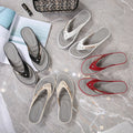 Strand-Flip-Flops mit Metallschnalle