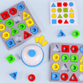 Form-Matteteching-Spiel, farbsensorisches Lernspielzeug