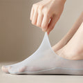 Unsichtbare, atmungsaktive Socken aus Eisseide