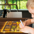 LED-Notiztafel mit Farben