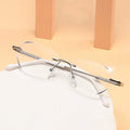 Modische randlose Anti-Blaulicht-Lesebrille
