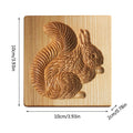 Ausstecher mit Holzmuster