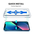Anti-Spionage-Displayschutz mit Auto-Alignment-Set für das iPhone