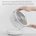 Faltbarer Tischventilator
