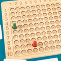 Montessori-Multiplikationsbrettspiel aus Holz