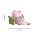 Niedliches Schweinchen-Ornament