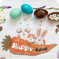 Oster-Happy-Schild-Dekoration