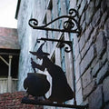 Hexenkessel Silhouette Wanddekoration