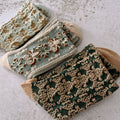 Damen-Baumwollsocken mit Blumenmuster