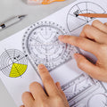 Multifunktionales Mattetehe-Lineal für Schüler