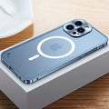 Magnetische Ladehülle mit Metallrahmen für das iPhone