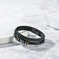Zweireihiges Armband "Ich werde immer bei dir sein"