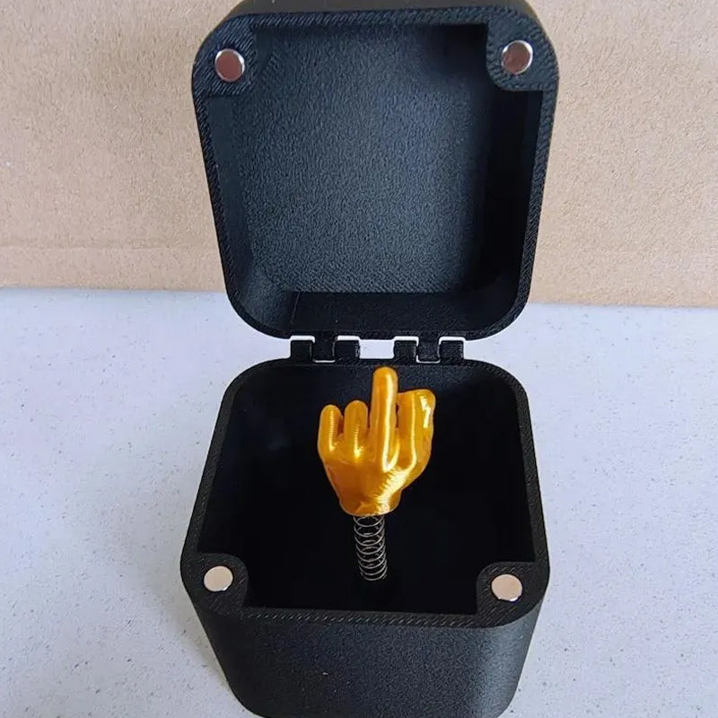 Mittelfinger in einer Box Hauptbild