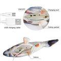 Plüsch-Simulation USB-Lade-Katzen-Fisch-Spielzeug