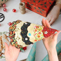 Handgefertigtes Weihnachtsbaum-Quilt-Set