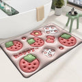 Weiche, schlammabsorbierende Bodenmatte mit 3D-Blume