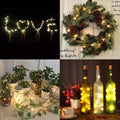 LED Flaschenlicht Kork Nachtlicht DIY Deko Geschenk