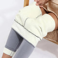 Winter-Leggings mit Lammfell-Feeling