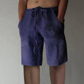 Gerade kurze Hose mit Stretch-Kordelzug für Herren