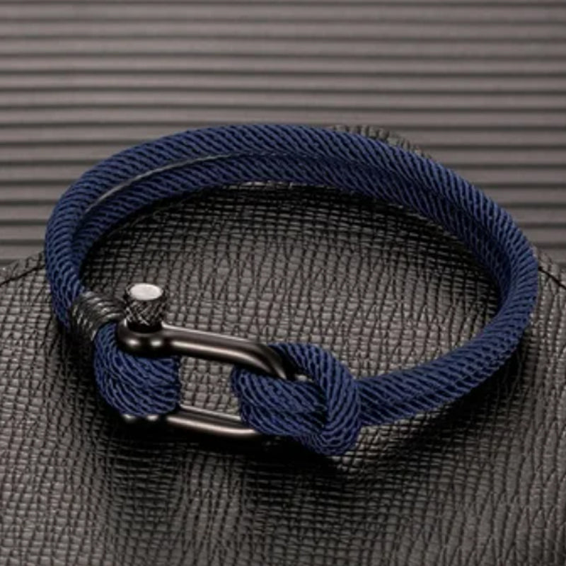 Geflochtenes Nylonarmband mit U-förmiger Schnalle Hauptbild