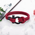 Nautisches geflochtenes Seilarmband (Geschenkkarte im Lieferumfang enthalten)