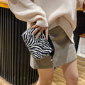 Tragbare Make-up-Tasche mit Leopardenmuster