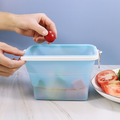 Zusammenklappbare Silikon-Aufbewahrungsbox für Lebensmittel