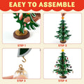 24-Tage-Countdown-Kalender mit Weihnachtsbaum, 24 Ornamenten