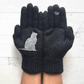 Baumwollhandschuhe mit Katzenfächern