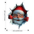 Wandaufkleber-Set Weihnachtsmann