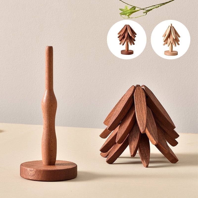 Ein Baum-Tischset mit Massivholzisolierung Zweitbild