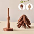 Ein Baum-Tischset mit Massivholzisolierung