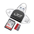 Neuer 4-in-1-Universal-SD-TF-Kartenleser mit mehreren Anschlüssen