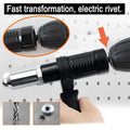 Professionelles Nietpistolen-Adapter-Set mit 4 Stück