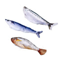 Realistisches Katzenspielzeug mit flatterndem Fisch