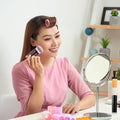 20-teiliges Make-up-Pinselset in Kaffeefarbe