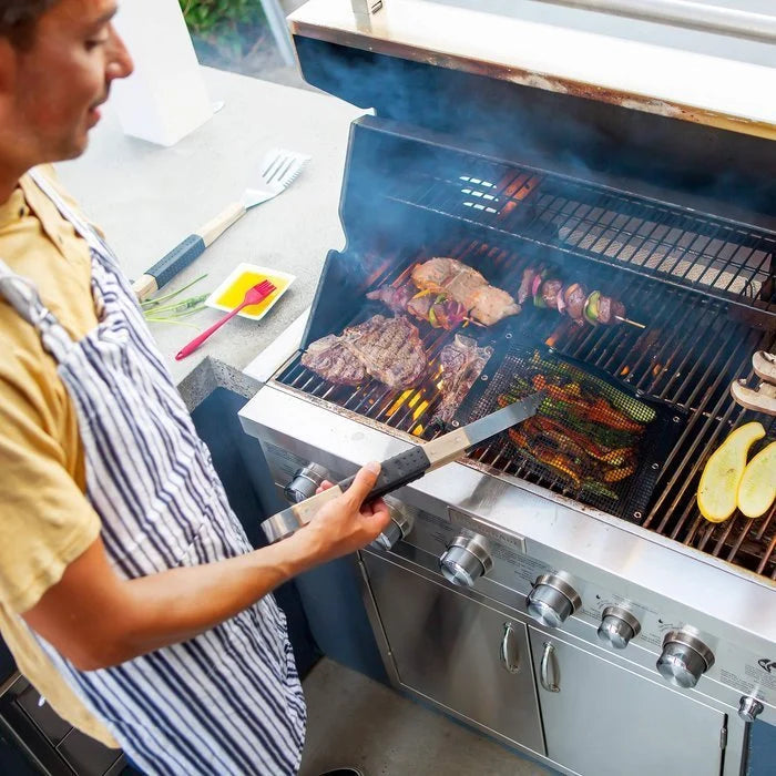 Wiederverwendbare, antihaftbeschichtete Grillbeutel aus Netzstoff Hauptbild