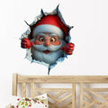 Wandaufkleber-Set Weihnachtsmann