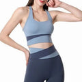 Farbcodierte hoch taillierte Bauch-Yoga-Kleidung
