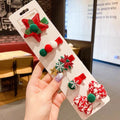 5-teiliges Weihnachts-Haarspangen-Set