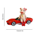 Niedliches Schweinchen-Ornament
